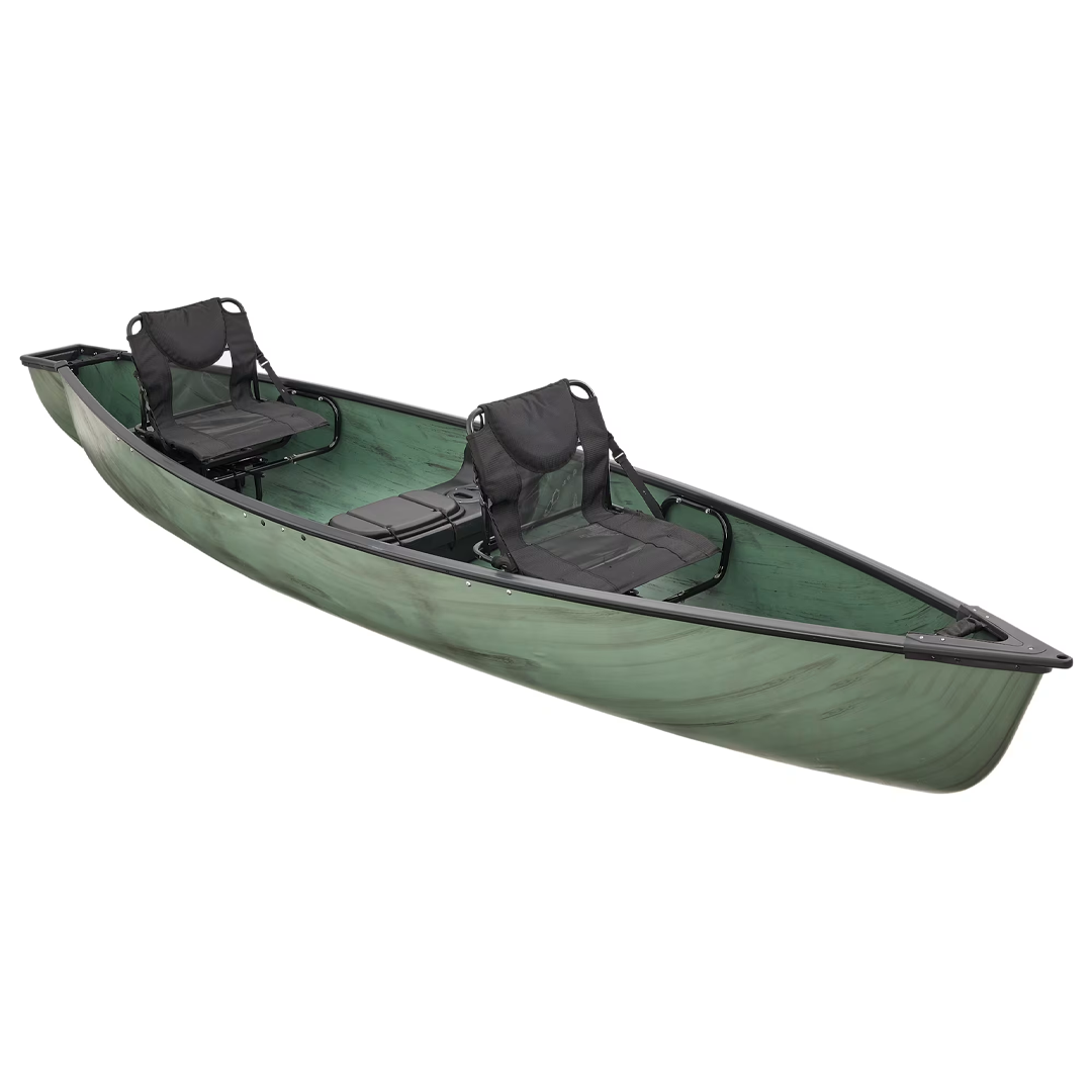 Square-Stern Canoe with Enhanced Seating System