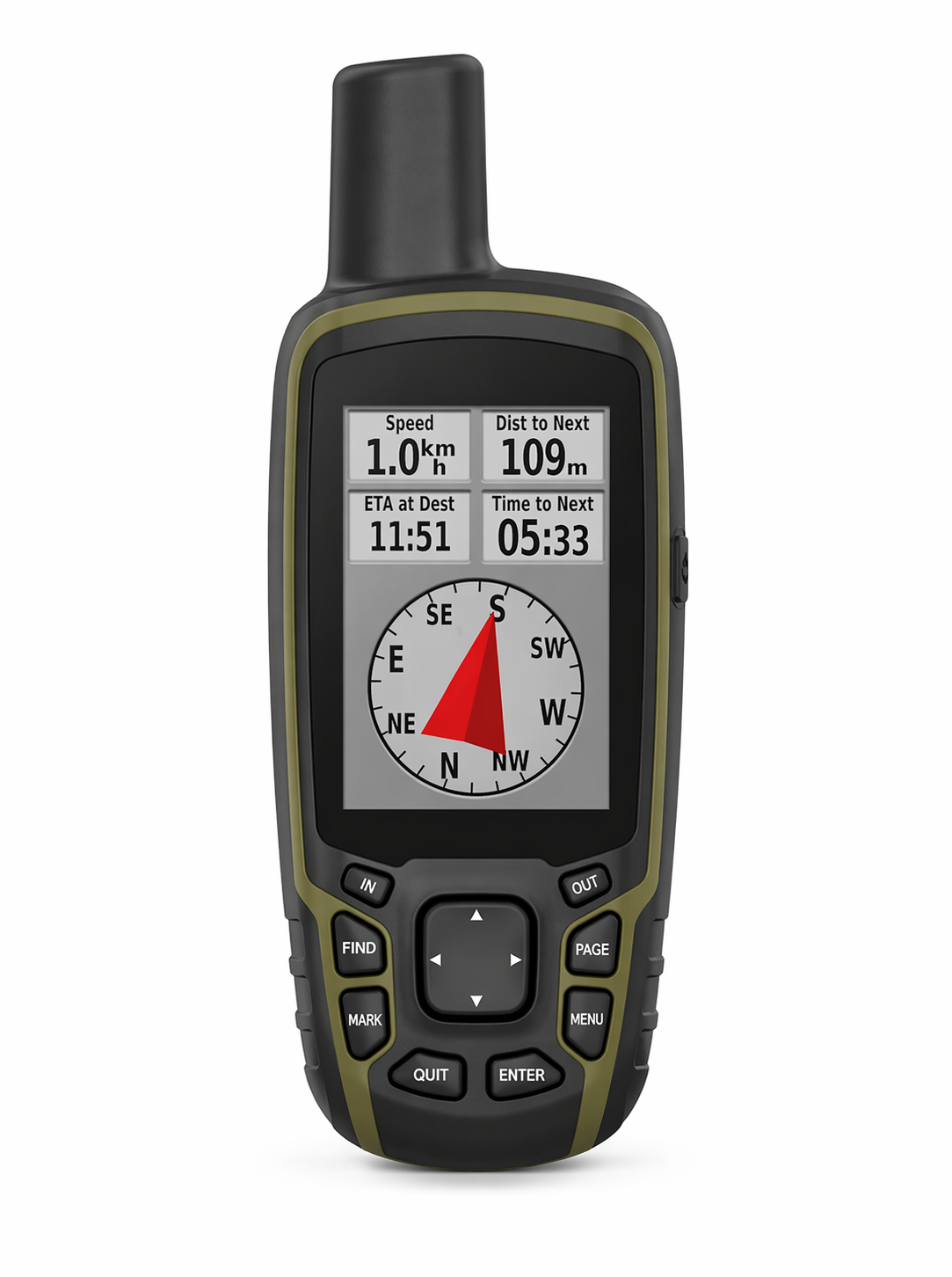 Multi-Band Handheld Navigator with Sensors